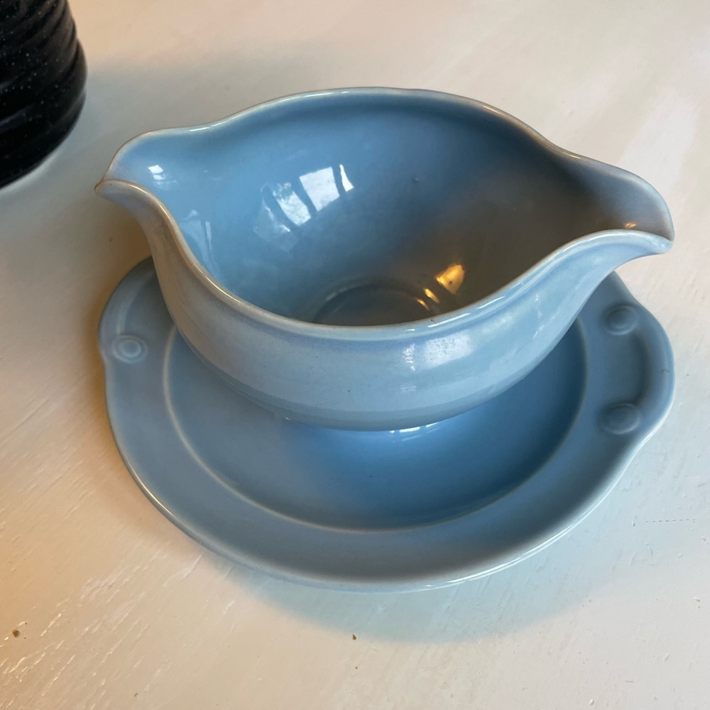Vintage Lu-Ray Pastels in Light Blue GravyBoat.